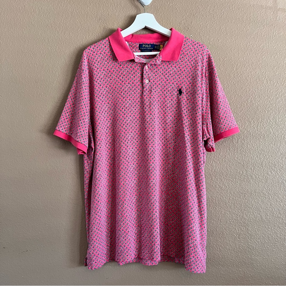 Polo Ralph Lauren Classic Fit Pink Golf Polo Size XXL